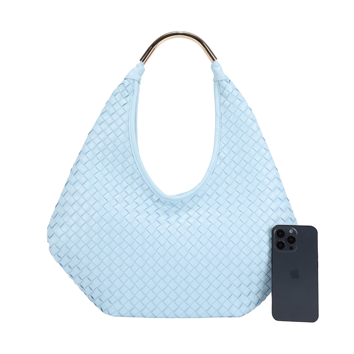 Aria Woven Hobo Bag