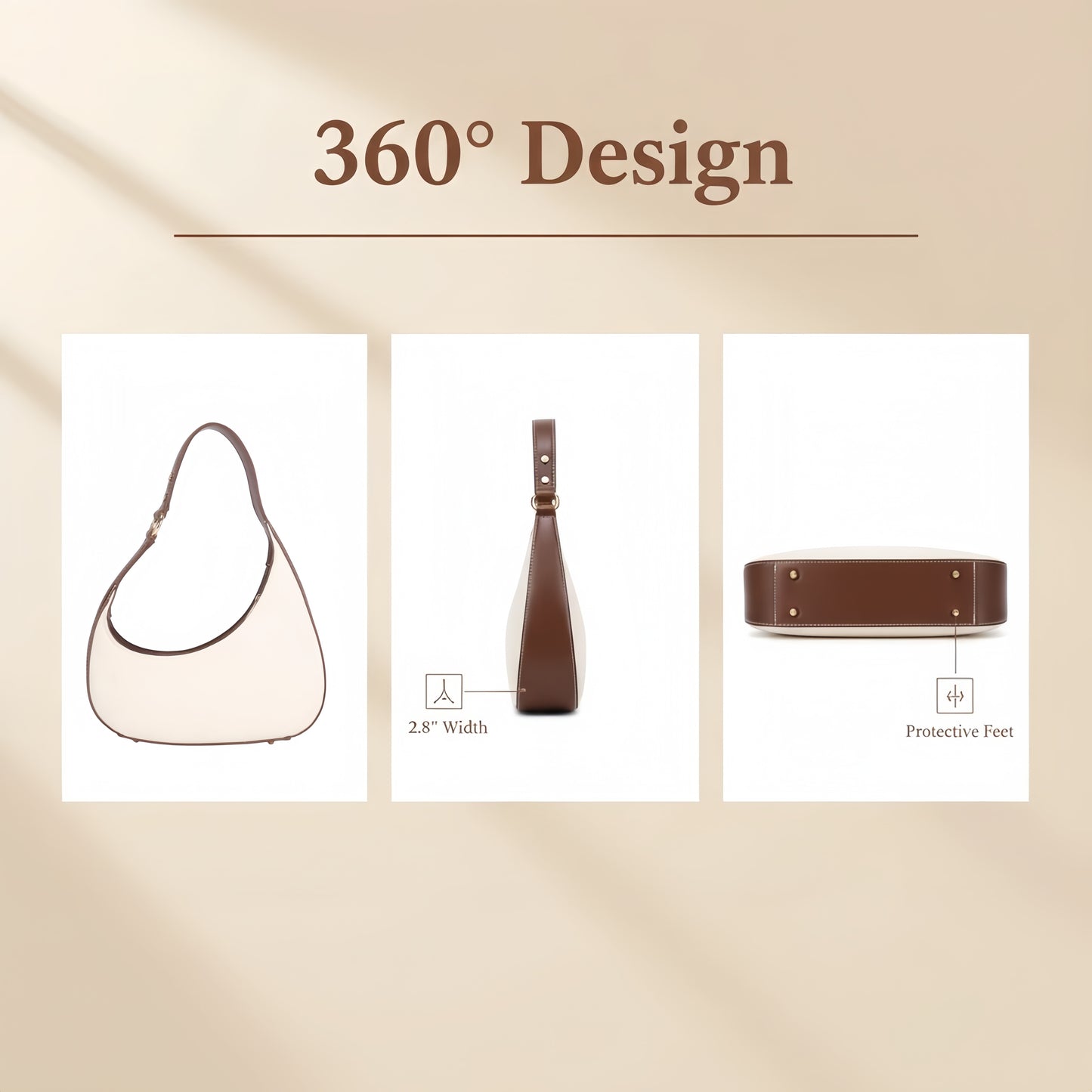 Elara Effortless Ease Canvas Shoulder Bag