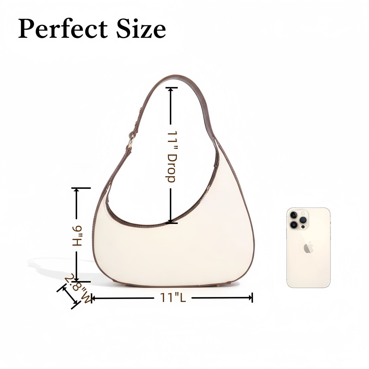 Elara Effortless Ease Canvas Shoulder Bag