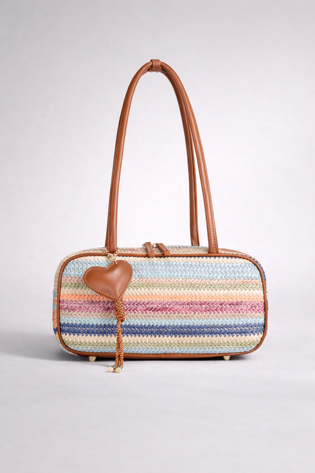 Coastal Stripe East-West Shoulder Bag
