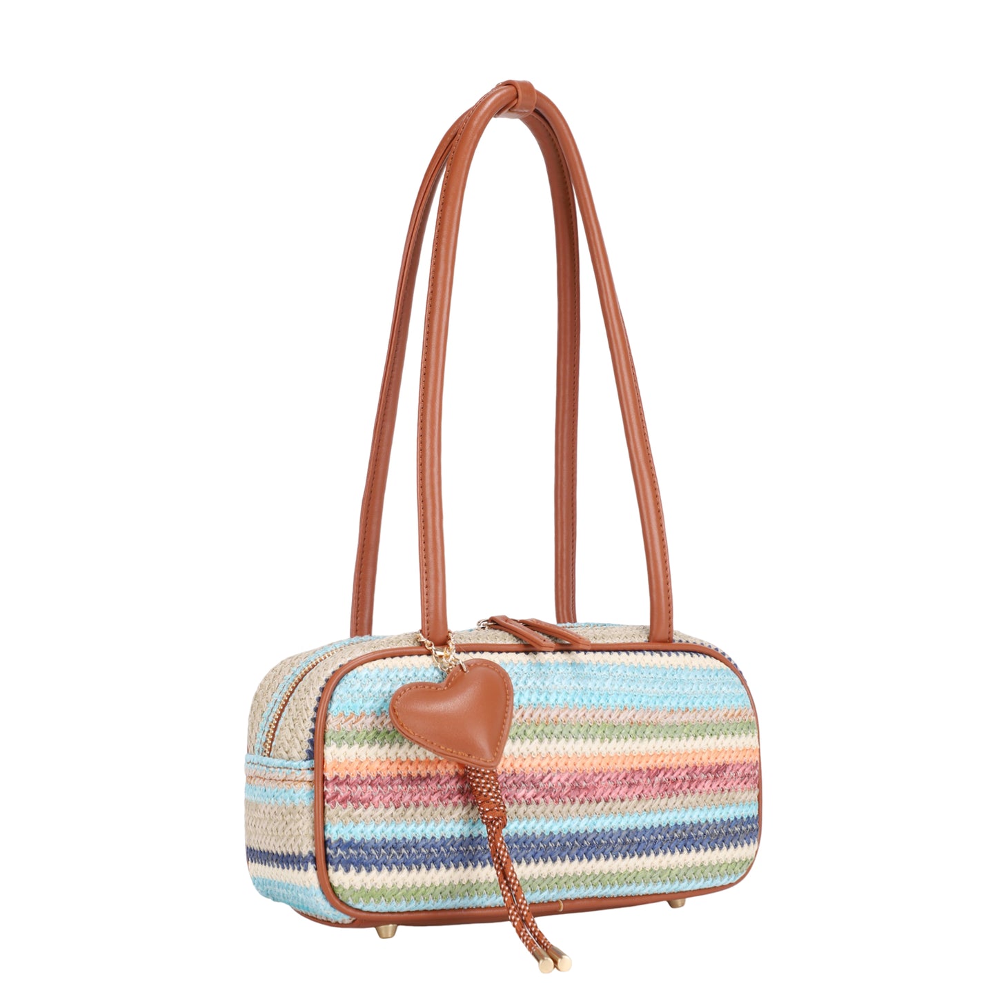 Coastal Stripe East-West Shoulder Bag