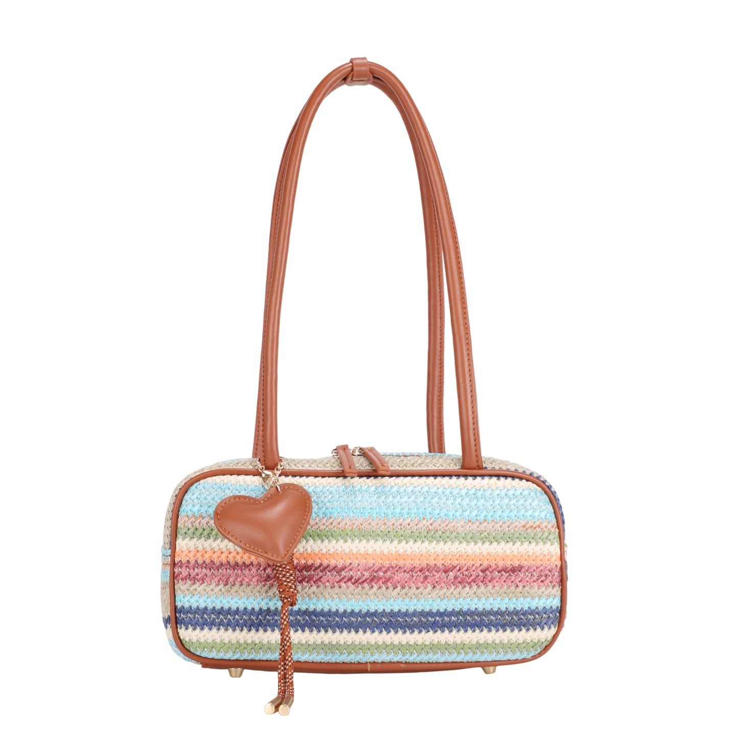 Coastal Stripe East-West Shoulder Bag