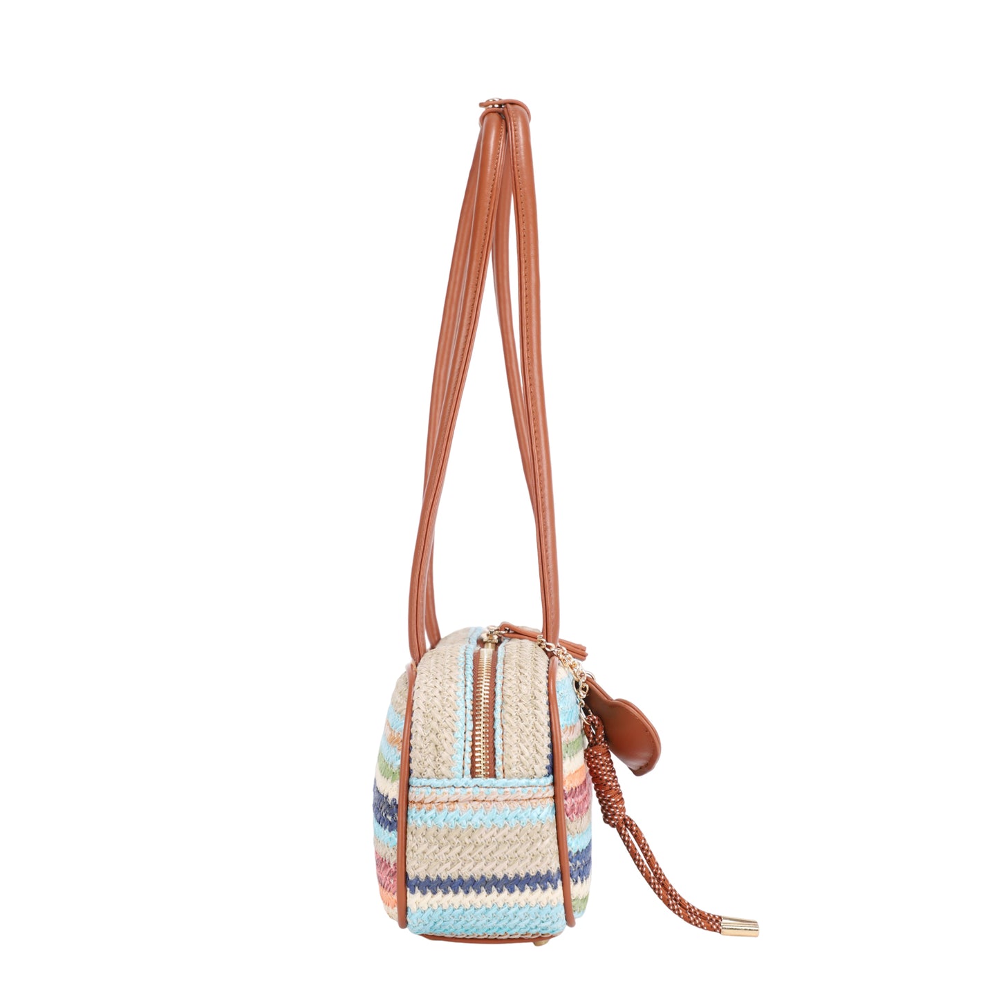 Coastal Stripe East-West Shoulder Bag