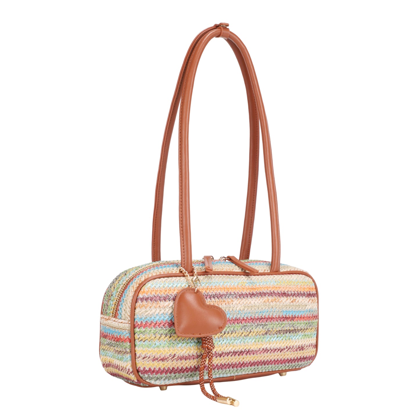 Coastal Stripe East-West Shoulder Bag